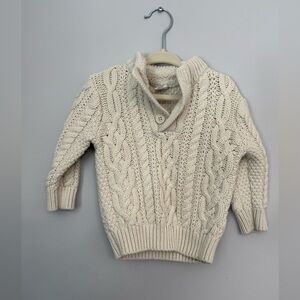 GAP Cream Knit Baby Cardigan
